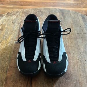 Jordan Black and White Sneakers